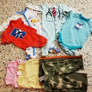 6-9m 6sets pajamas boy